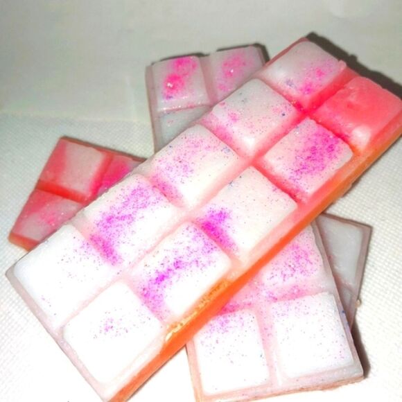 hand crafted Pink Sangria wax Melt bar 1pc - Picture 5 of 7